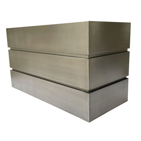 stainless steel square hood box|RHM Box Shaped Matte Black Custom Stainless .